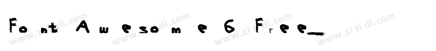 Font Awesome 6 Free字体转换
